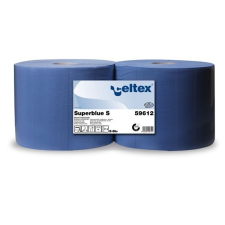 Celtex 59.612 Ipari törlőpapír, 3 rétegű, Cell-blue, 500 lap, kék, 22×36 cm, d=30 higiéniai papíráru