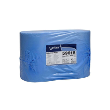 CELTEX Superblue 1000 ipari törlő cellulóz, kék, 3 réteg, 180m, 500 lap, 36x36cm, 2 tekercs/zsugor papírárú, csomagoló és tárolóeszköz