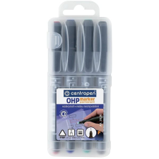 Centropen 2636/4 F Marker szett, tokban filctoll, marker