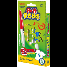 Centropen Air Pens 1539, fújós, textilre, 5 db a csomagban (8595013605127) filctoll, marker