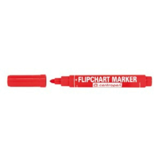 Centropen Flipchart Marker - Piros - Kerek Hegy - 2,5mm filctoll, marker