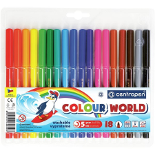 Centropen Háromoldalú filctoll szett 18 db filctoll, marker