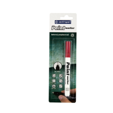 Centropen Lakkmarker 0,7mm, vékony metál hegy Centropen 9211 piros filctoll, marker