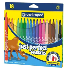 Centropen Perfect 2510 marker, kiszáradásmentes, 18 db filctoll, marker