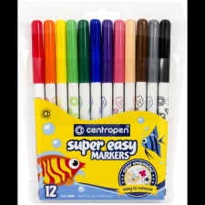 Centropen Super easy 2580 marker, szuper lemosható, 12 db (8595013636619) filctoll, marker
