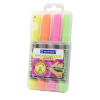 Centropen Szövegkiemelő készlet, 1-5mm, rugalmas vágott hegyű, Centropen 8542, 4 klf. szín