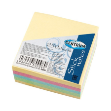 Centrum Öntapadós jegyzettömb Centrum Stick Notes 51x51 mm 250 lapos pasztell vegyes színek post-it