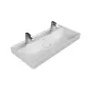  CeraStyle SHARP – porcelán mosdókagyló – DUPLA csaplyukas – 100 x 48 cm