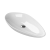  CeraStyle - Top Counter pultra ültethető porcelán mosdó - OLIVE - 75 x 38 cm