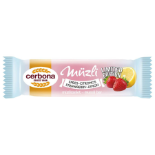 Cerbona Epres-citromos müzliszelet 20 g csokoládé és édesség