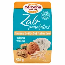  Cerbona finomra őrölt zabpehelyliszt 500 g reform élelmiszer
