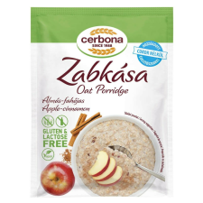 Cerbona glutén- és laktózmentes almás-fahéjas zabkása hozzáadott cukor nélkül 50 g reform élelmiszer