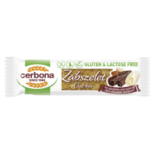 Cerbona Glutén- és laktózmentes zabszelet Étcsokoládés-marcipános 40 g csokoládé és édesség