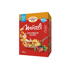 Cerbona piros gyümölcsös müzli - 200g reform élelmiszer