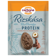 Cerbona rizskása csokis-mogyorós proteinnel 45 g reform élelmiszer