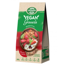  Cerbona vegán granola müzli piros gyümölcsös 300 g reform élelmiszer