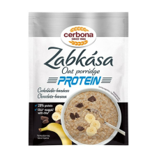 Cerbona Zabkása CERBONA Protein csokoládés banános hozzáadott cukor nélkül 60g reform élelmiszer