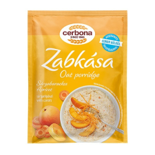Cerbona Zabkása CERBONA sárgabarackkal hozzáadott cukor nélkül 50g reform élelmiszer