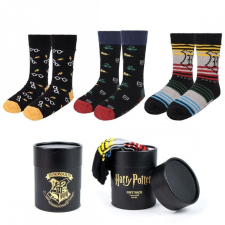 Cerda 3 pár Harry Potter Houses zokni készlet, 36-43 EU, többszínű férfi zokni