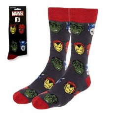 Cerda Marvel Avengers Heads Socks, 36-43 EU, Többszínű