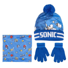 Cerda Sonic karaktersapka, kesztyű és gallér készlet gyerekeknek
