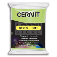 Cernit süthető gyurma N°1, 56 g - neonzöld 40681 süthető gyurma