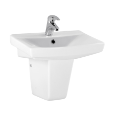 Cersanit Carina mosdótál 50x39 cm négyszögletes fehér K31-004 fürdőkellék