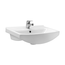 Cersanit Cersania New mosdótál 55x39 cm négyszögletes fehér K11-0045 fürdőkellék