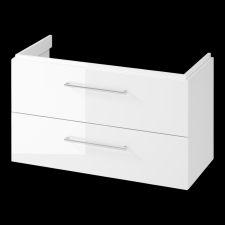 Cersanit LARGA MOSDÓALSÓSZEKRÉNY 99,4X57,2X44,4CM FEHÉR, ÖSSZESZERELT, FOGANTYÚ ÉS MOSDÓ NÉLKÜL fürdőszoba bútor