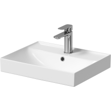 Cersanit Larga mosdótál 50.5x40 cm négyszögletes fehér K120-008 fürdőkellék