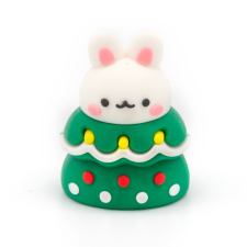  Ceruzahegyező (nyuszi karácsonyi zöld ruhában) fajáték