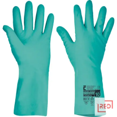 CERV GREBE kesztyű, zöld nitril 33cm