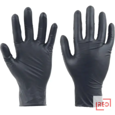 CERV SPOONBILL BLACK nitril púdermentes