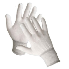 Cerva BOOBY Zsugorított nylonból készült, fehér varratmentes kötött munkavédelmi kesztyű rugalmas mandzsettával. védőkesztyű