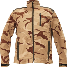 Cerva CRV Crambe Terepes Softshell Munkáskabát Terepmintás Bézs - L