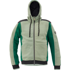 Cerva Dayboro kapucnis pulóver szürkés-zöld színben
