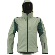 Cerva Dayboro Softshell Munkáskabát Szürkés Zöld - 4XL férfi kabát, dzseki