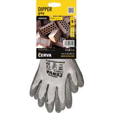 Cerva DIPPER kesztyű akasztófüllel szürke 11