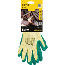 Cerva Dipper munkavédelmi kesztyű zöld színben védőkesztyű