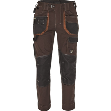 Cerva Férfi derék munkanadrág DAYBORO - Sötétbarna - 58