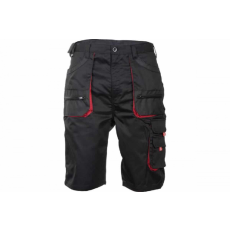 Cerva FF Carl Be-01-009 Munkás Rövidnadrág Fekete/Piros - 64