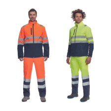 Cerva GRANADA Hi-Vis férfi softshell kabát láthatósági ruházat