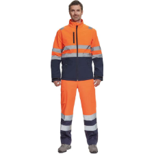 Cerva Granda Láthatósági Softshell Kabát HV Narancssárga/Sötétkék - XL láthatósági ruházat