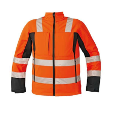 Cerva Malton Láthatósági Softshell Dzseki HV Narancssárga - XXL láthatósági ruházat