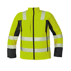 Cerva MALTON softshell kabát HV narancs XXXL