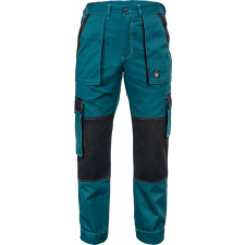 Cerva Max Summer nyári munkavédelmi nadrág zöld/fekete színben munkaruha