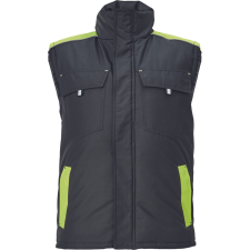 Cerva Max Vivo Munkás Mellény Fekete/Sárga - XL munkaruha