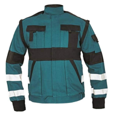 Cerva Max Winter RFLX Téli Munkáskabát Zöld/Fekete - 54