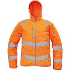 Cerva Montrose jólláthatósági munkavédelmi dzseki narancs színben munkaruha