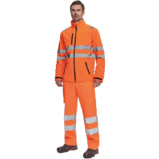 Cerva Murcia Láthatósági Softshell Kabát HV Narancssárga - L